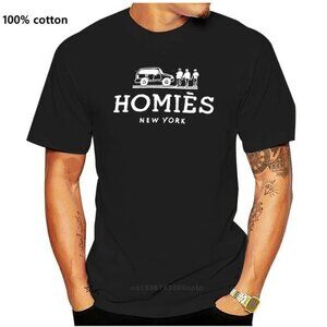 REASON black and white Homies New York teeS